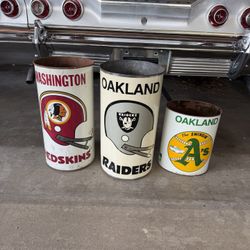 Vintage Trash Cans 
