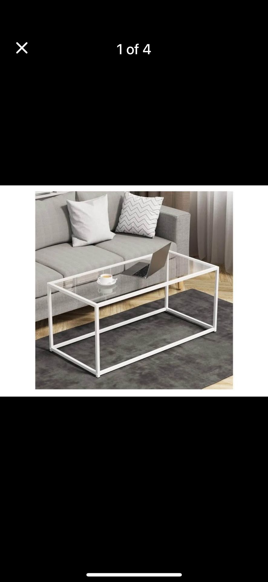 Brand New Clear Coffee Table