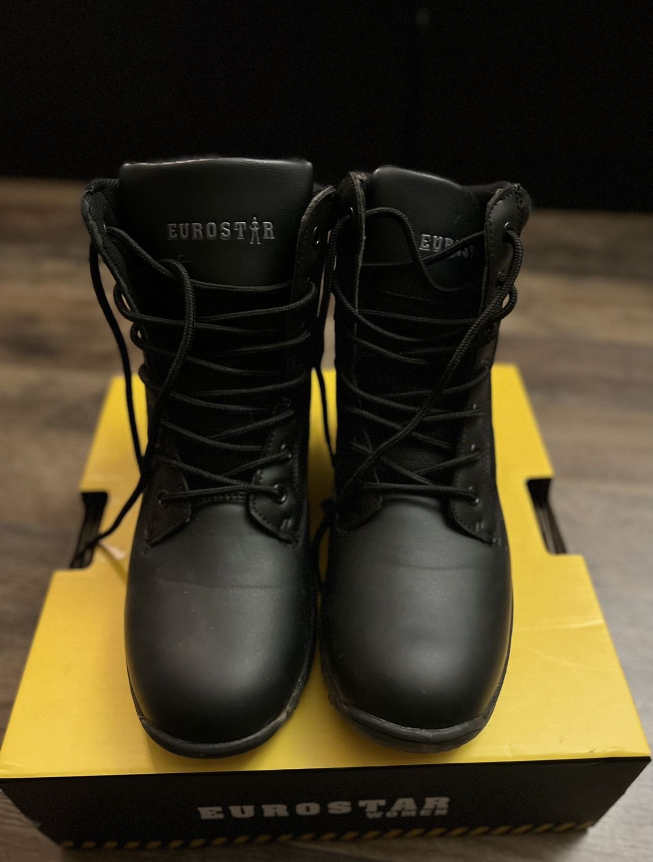 Eurostar Stout Tactical Boot Women's Shoes in Black