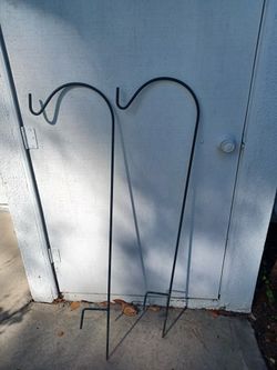 2 Heavy Metal Shepherds Hooks 