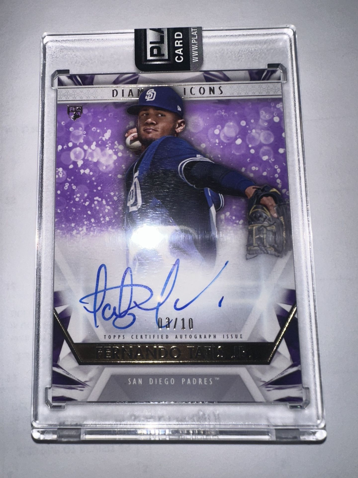 2019 - Topps Diamond Icons - Fernando Tatis Jr. - Rookie Card Auto - #’d /10