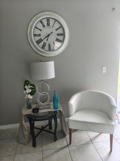 Table and sofa chair