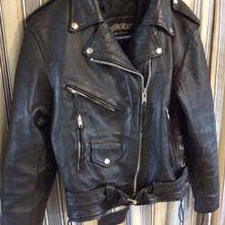 LADIES Size 8, USED, Leather jacket with quilted removable liner, Unik Brand, meet at Exxon at 2428 E Lamar Alexander Parkway Maryville