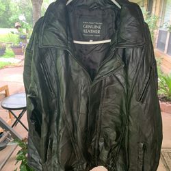 Italian Stone&Design Genuine Leather Jacket For Men 