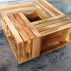 Custom Handmade Crate Table