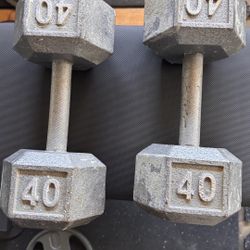 40lb Dumbbell Pair