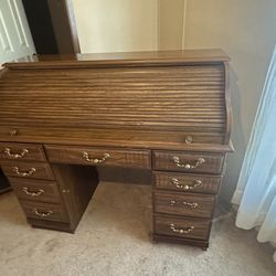 Antique Roll Top Desk 