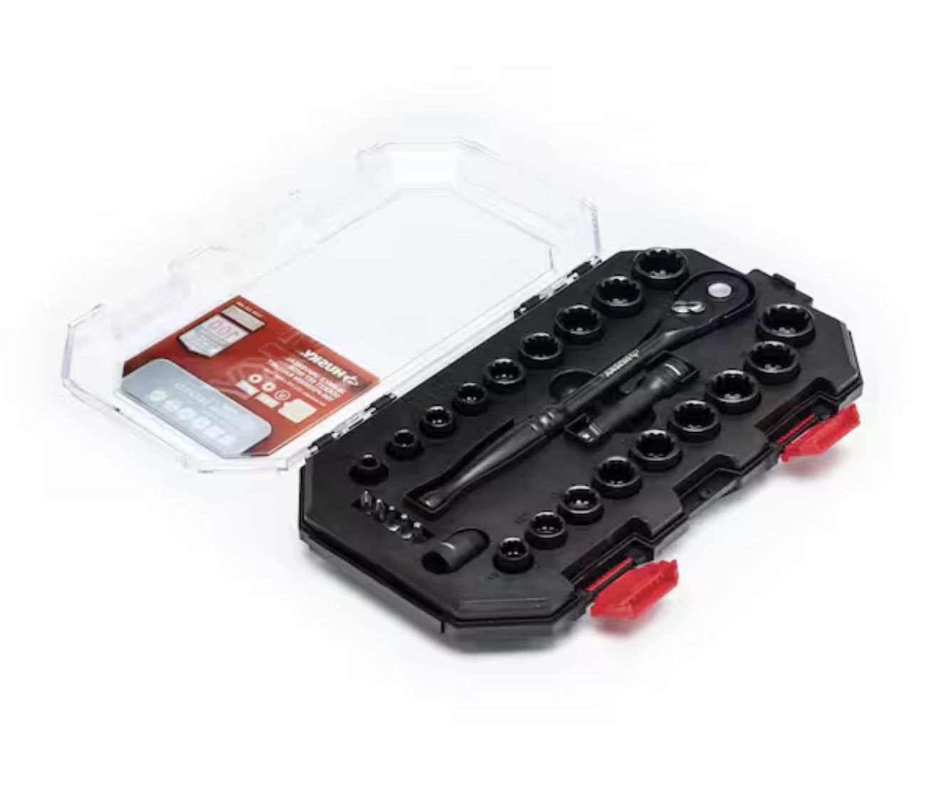 Husky 100-Position 3/8 in. Drive Universal Socket Wrench Set (26-Piece)