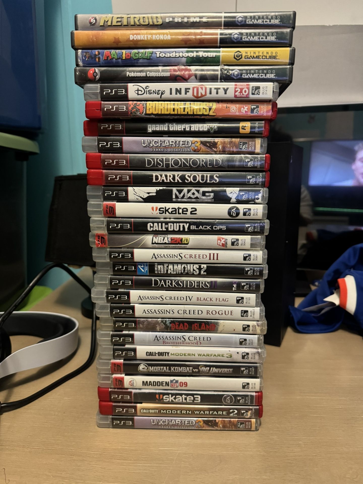 ps3 and gamecube games