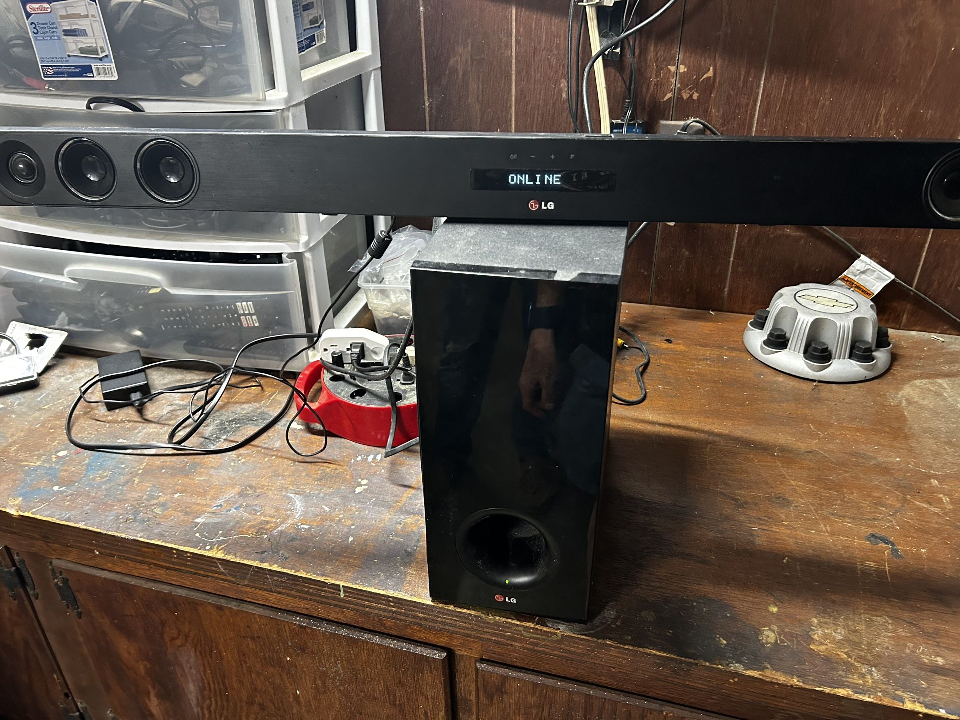 LG Bluetooth Smart Soundbar and Subwoofer
