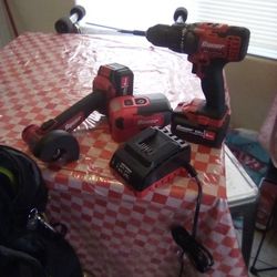 Bauer Cut Off Tool +Drill+Inverter+Fast Chargee