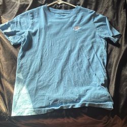 light blue nike tee kids 