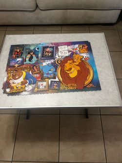 Puzzle board with adjustable and tilt with clear cover