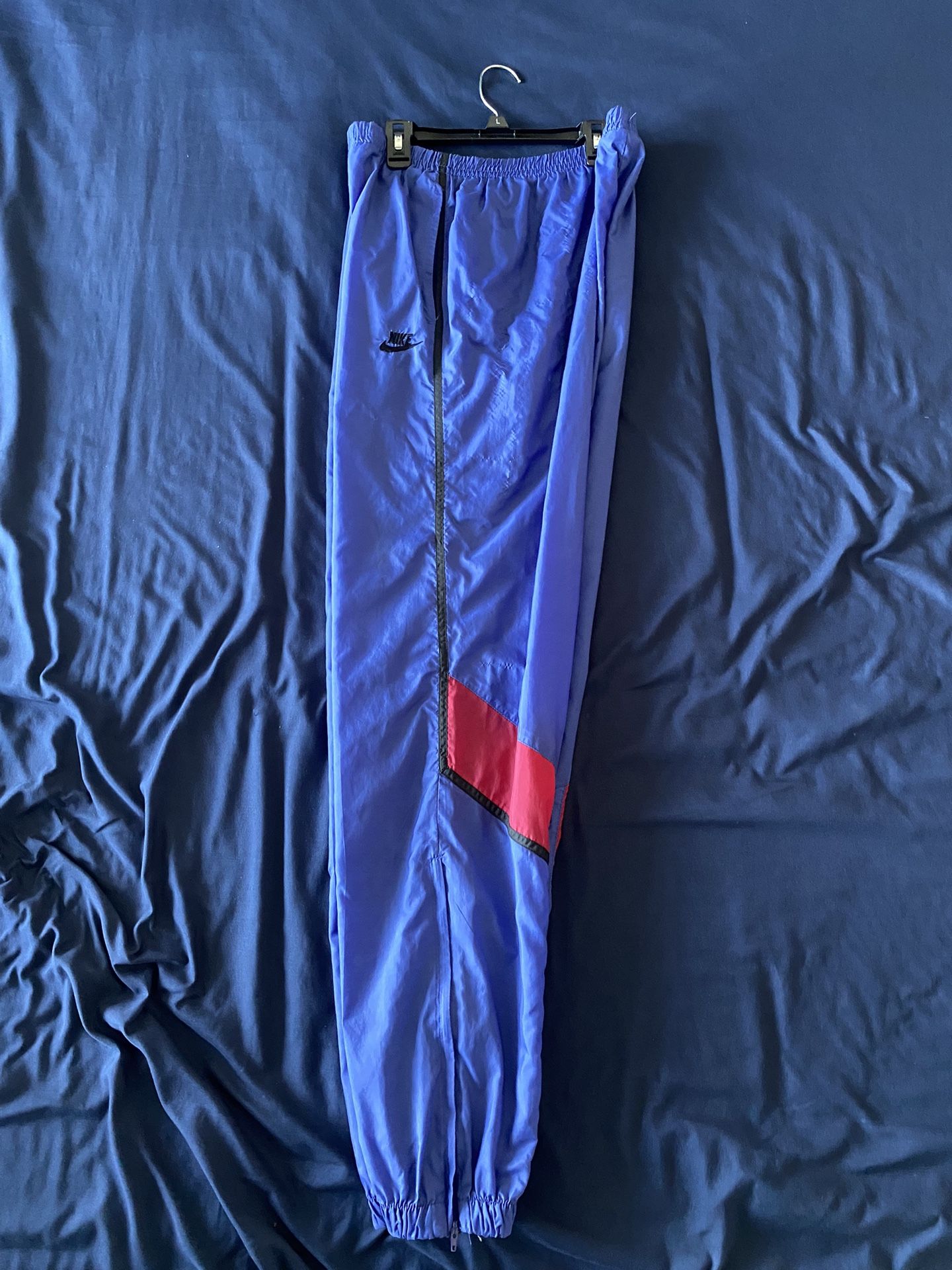 Vintage Nike Windbreaker Track Pants Zip Ankles