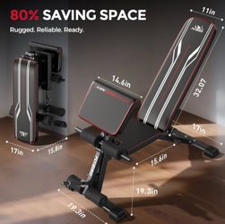FLYBIRD 3 in 1 Adjustable Weight Bench