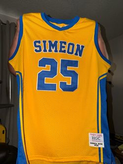 Derrick Rose Simeon #25 Headgear Classics Jersey