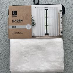 umbra Dagen rod pocket panel 37 in x 84 in