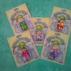 Cabbage Patch Doll Keychains (Mint in Package- Vintage 1980s)