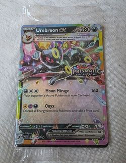 Pokemon card sealed Umbreon ex promo