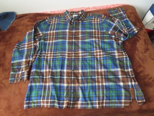 JC#RT JCRT Shirt Mens 3X Plaid Flannel #Peanuts #Wyoming