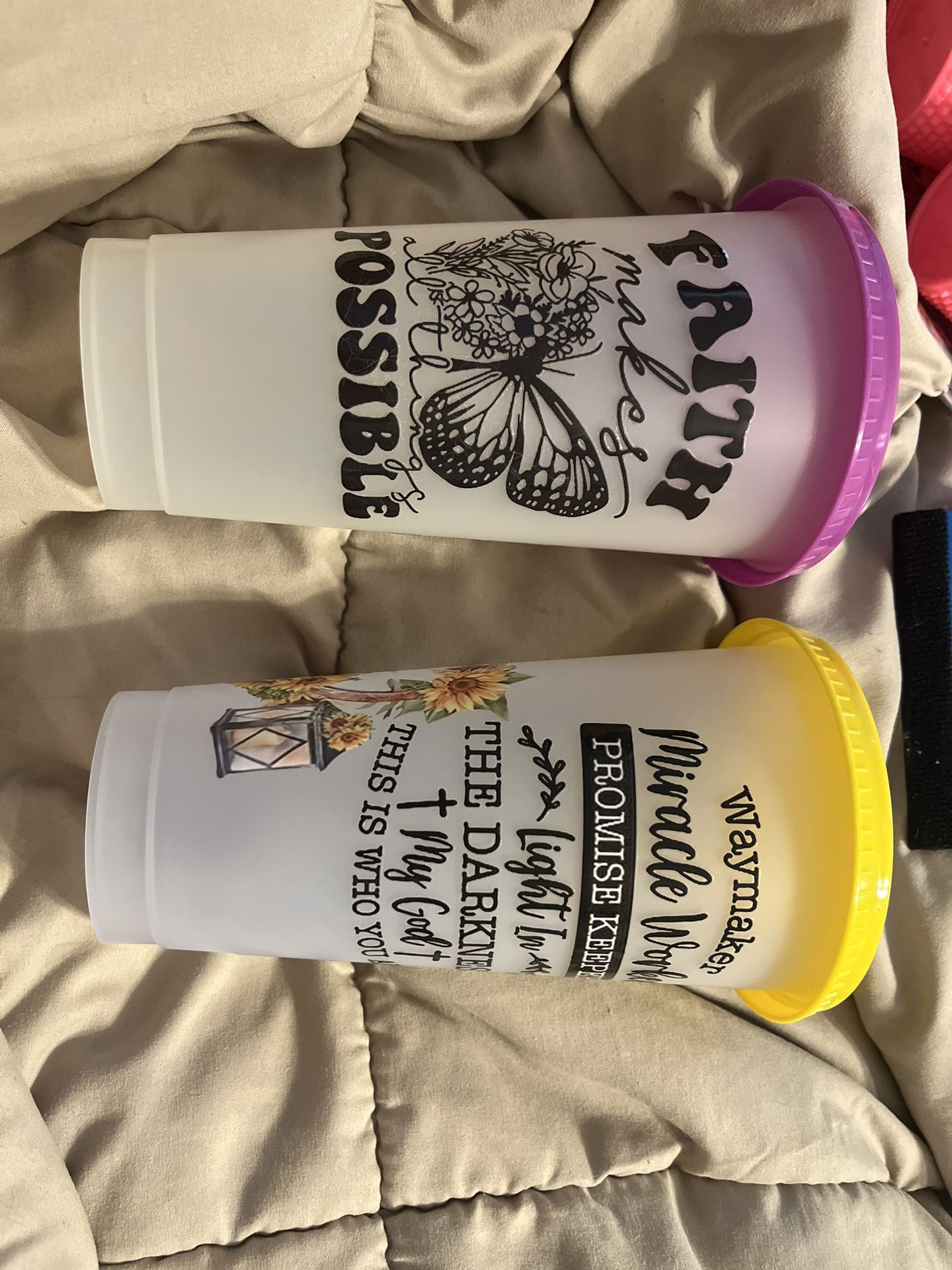 Custom Cups And Hello Kitty Backpacks And Tod Bags And Lunch Bag