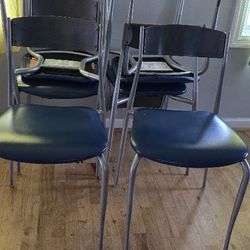 Industrial-Style Metal Chairs