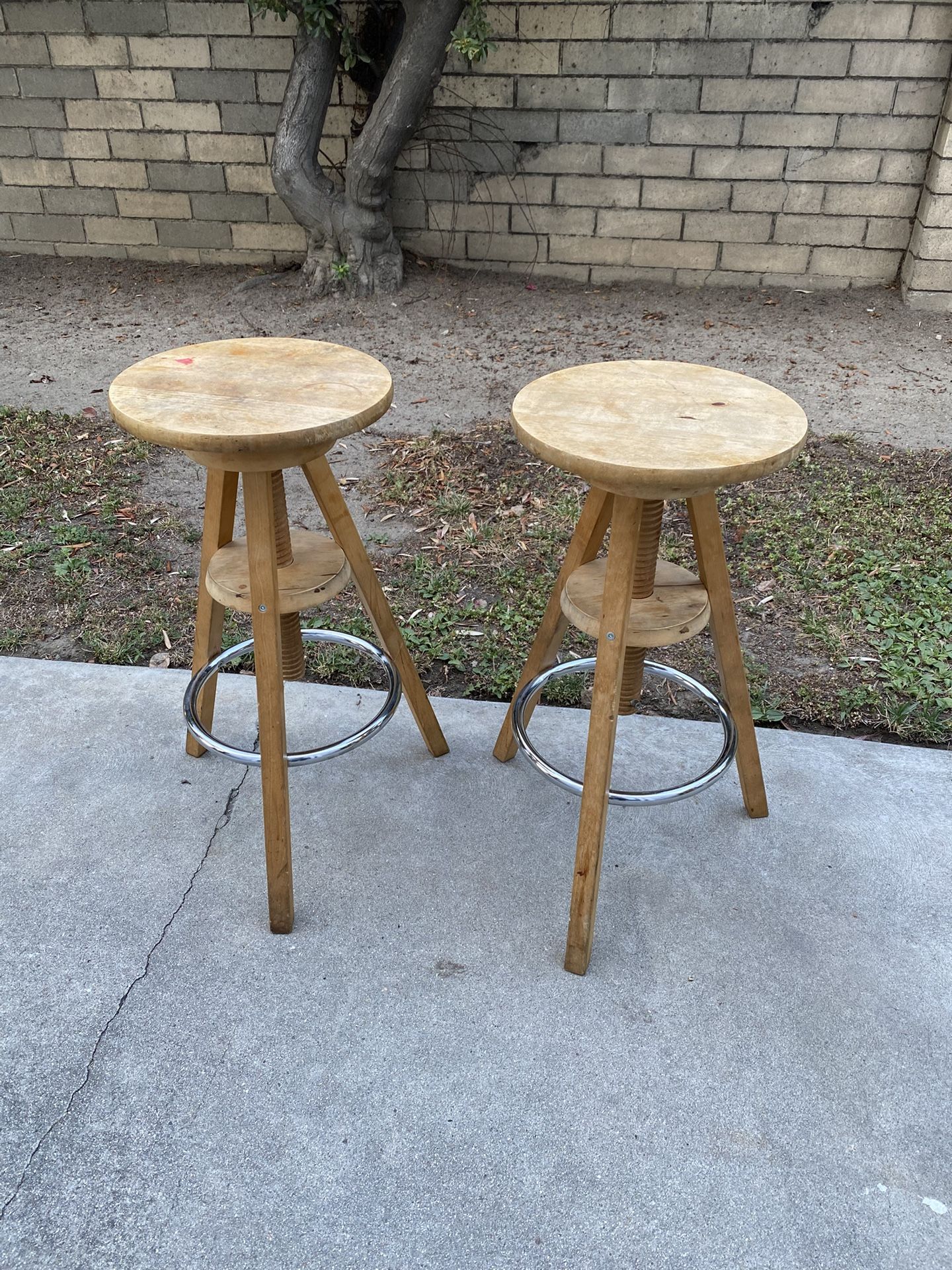 Vintage IKEA Ringo Stool Adjustable Bar Stool