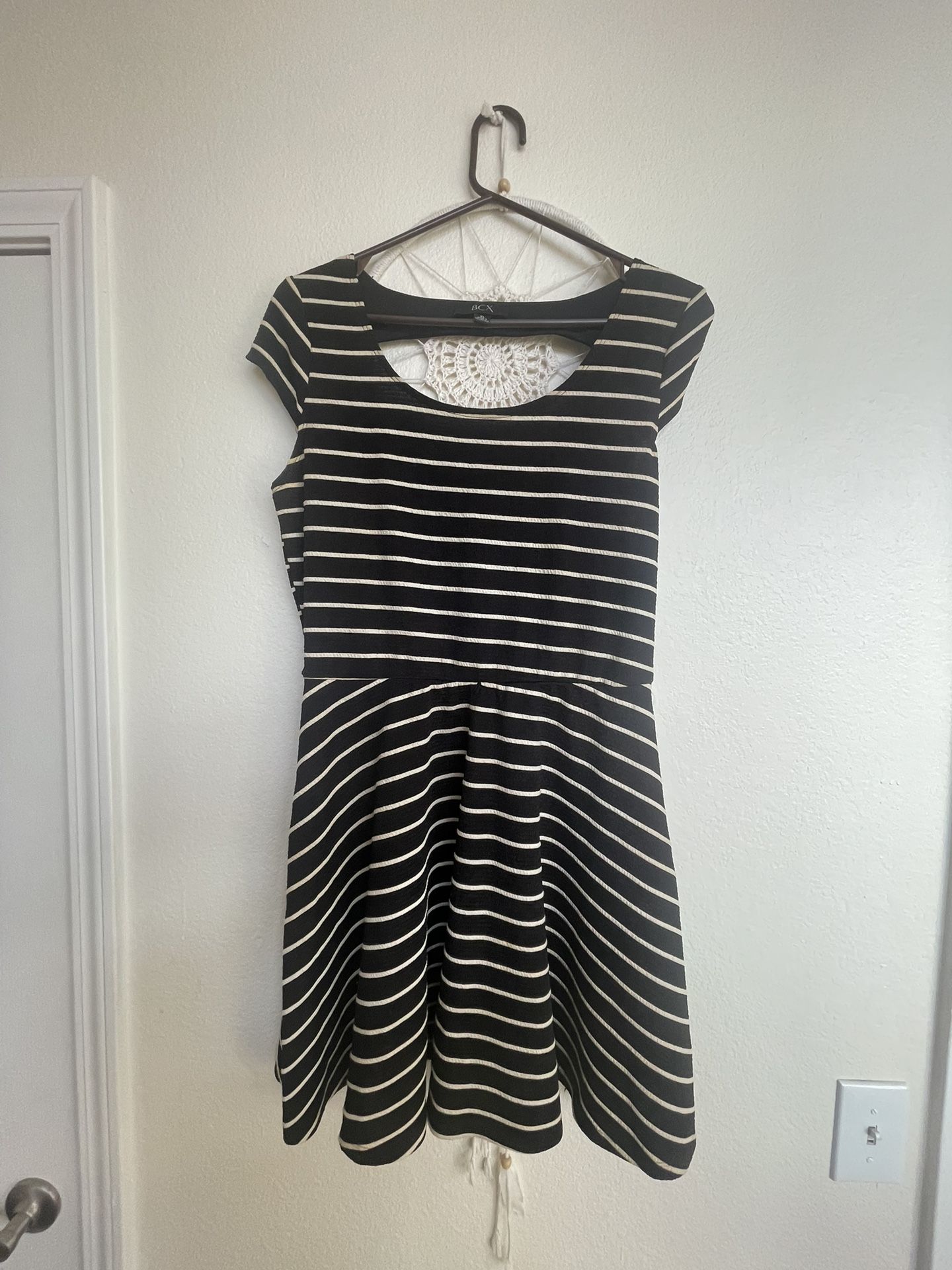 Black/White Stripped Dress