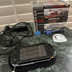 PSP 1001 With 10 Games, 1 Movie