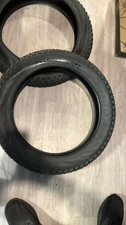 Two 20  x 3 riders for e-bike
