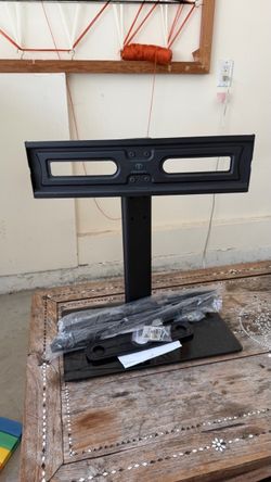 TV swivel stand - tempered glass