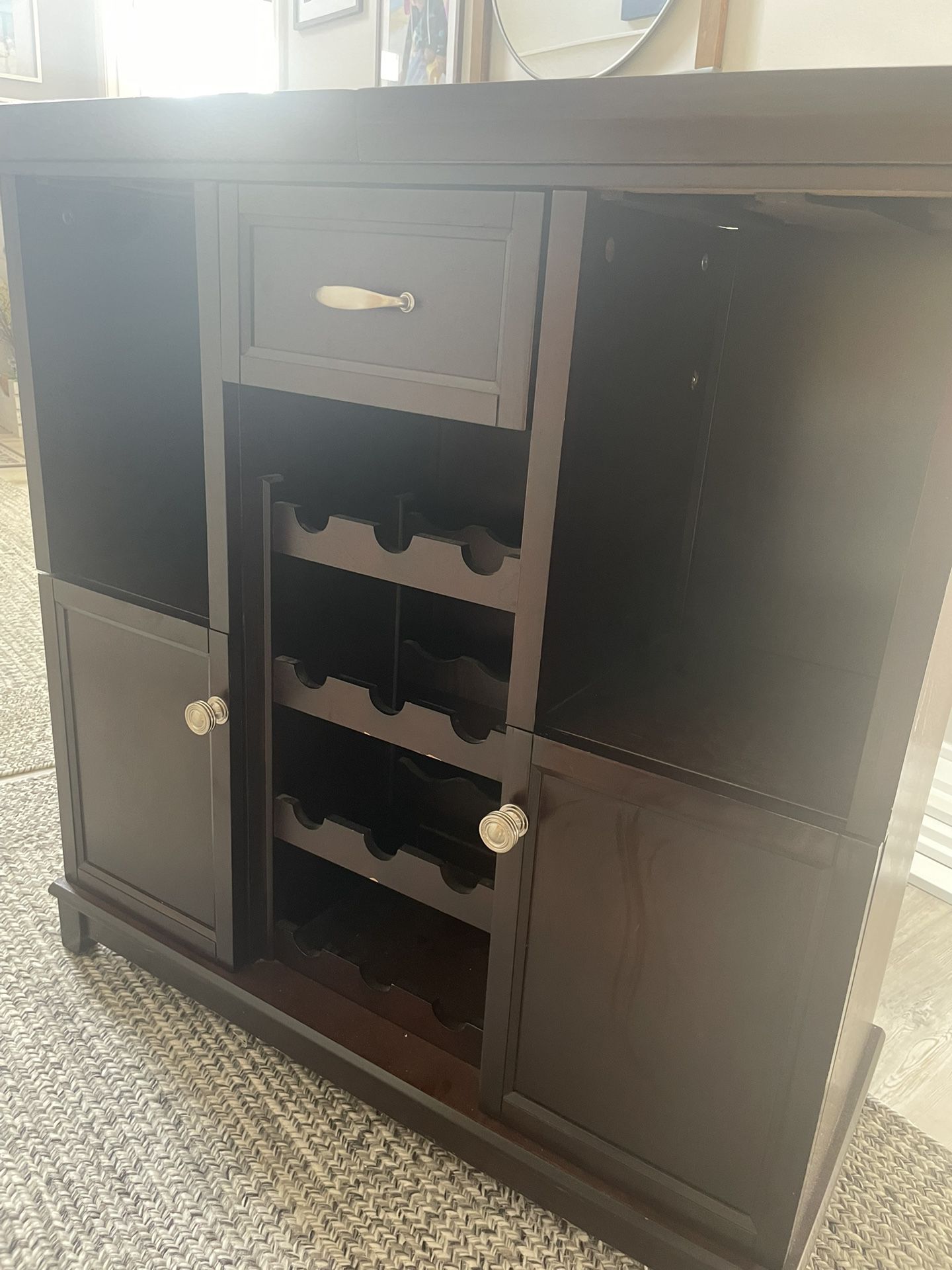 Wine Holder And Cabinet