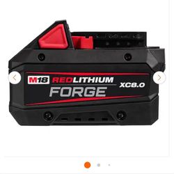 Milwaukee M18 18V Lithium-Ion REDLITHIUM FORGE XC 8.0 Ah Battery Pack