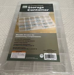 Storehouse 24-Compartment clear plastic Storage Container