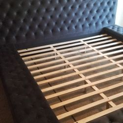 New Queen Or King Button Tufted Storage Bed Frame *Reduced $999