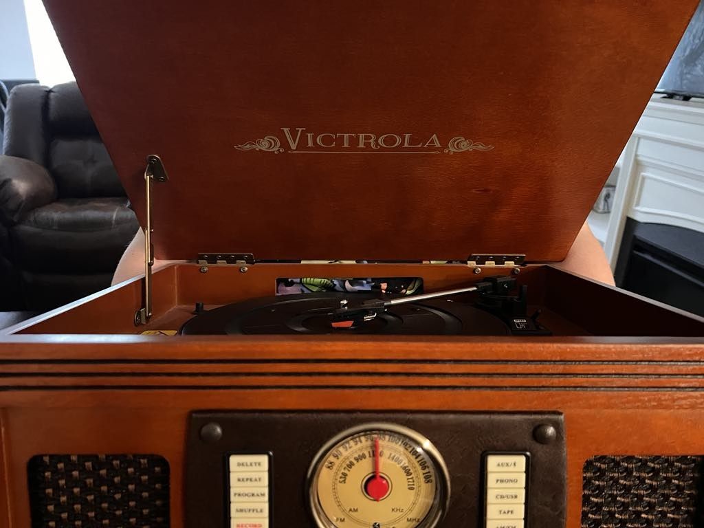 Victrola record Player.