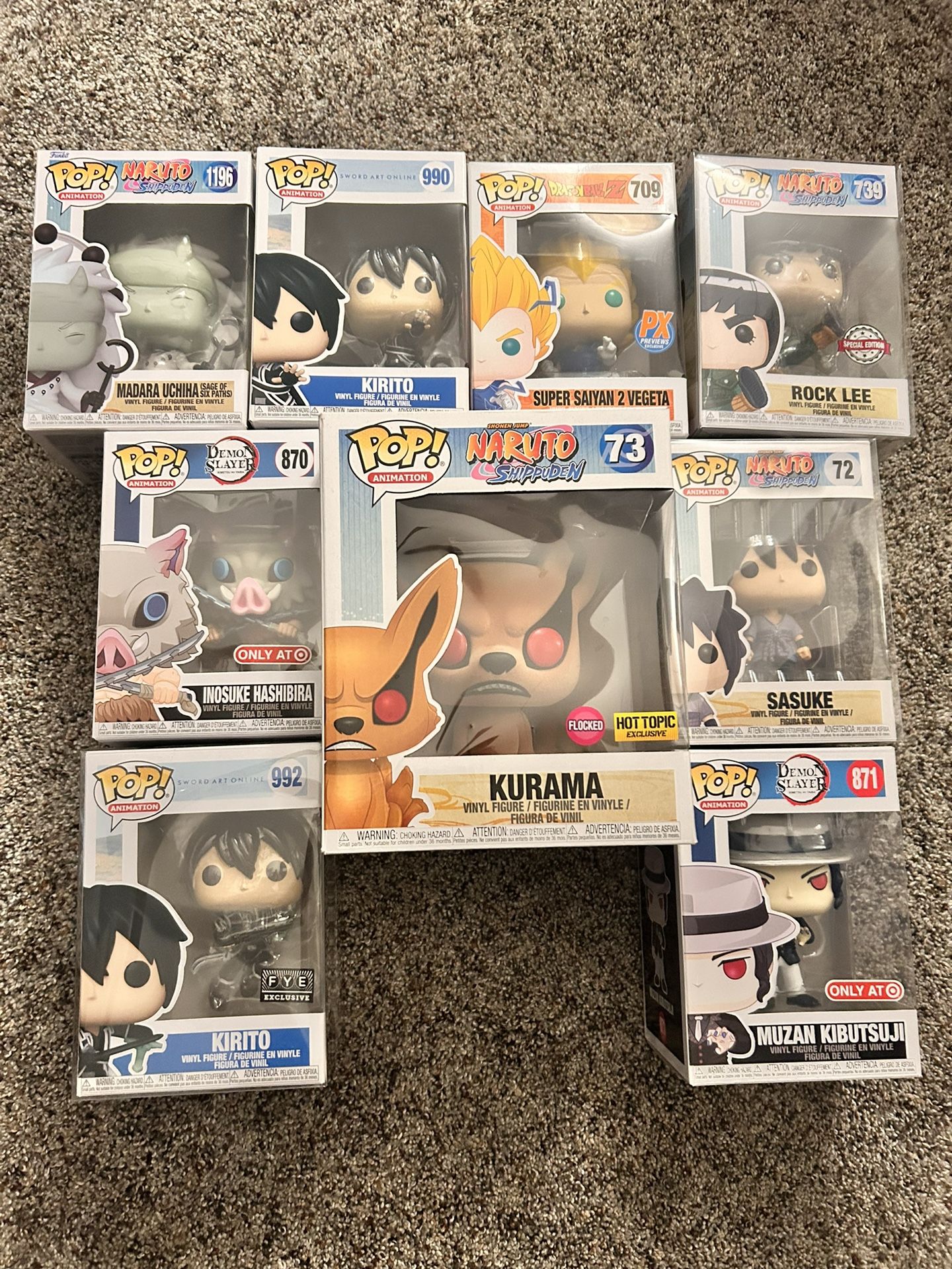 Anime funko pops