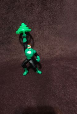 2012 McDonalds DC Comics Push Button Green Lantern Spinning Ring Power