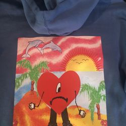 Bad Bunny 3xl Zip Up Jacket