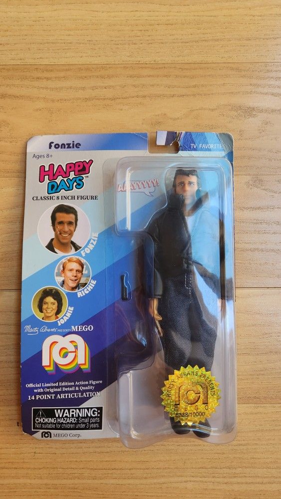 New Happy Days Fonzie Novelty Action Figure