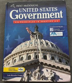 Holt Mcdougal UNITED STATES Government **Principles In Practice**