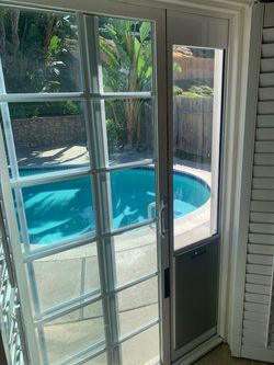 Free large dog door