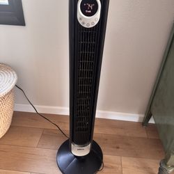 Dreo Tower Fan for Bedroom, 90° Oscillating Standing Fan, 30ft far, 28dB Quiet for Sleep, 6 Speeds, 4 Modes, 12H Timer, 42 Inch, Bladeless, Remote, fo