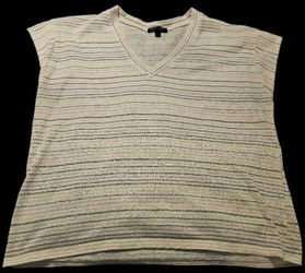 Cha Cha Vente Multicolor Striped V-Neck Top