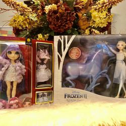 Brandnew Rainbow High Doll And Frozen Bundle Toys!!! 
