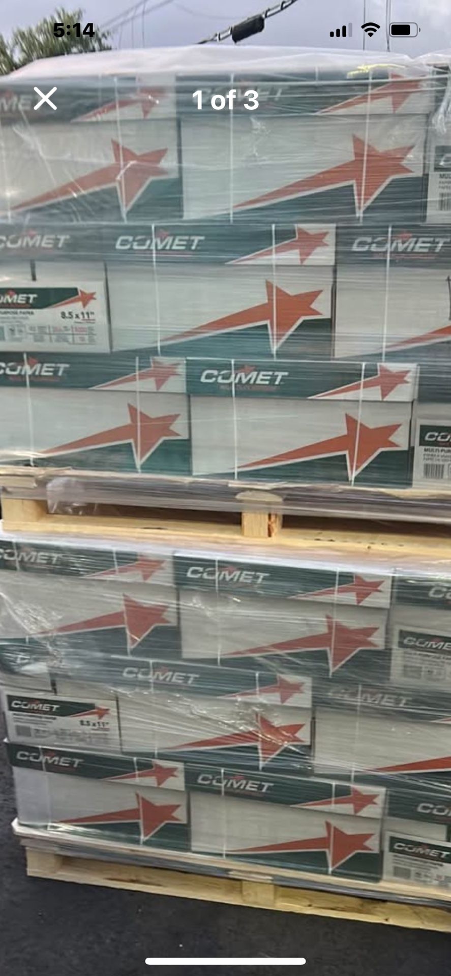 COPY PAPER 5000 SHEETS $35