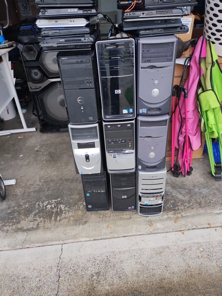 Lots Of Computers And Laptops 