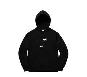 supreme / comme des garcons split box logo hoodie