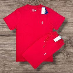 Brand new Polo red short sets unisex