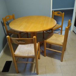 Table With Four Check